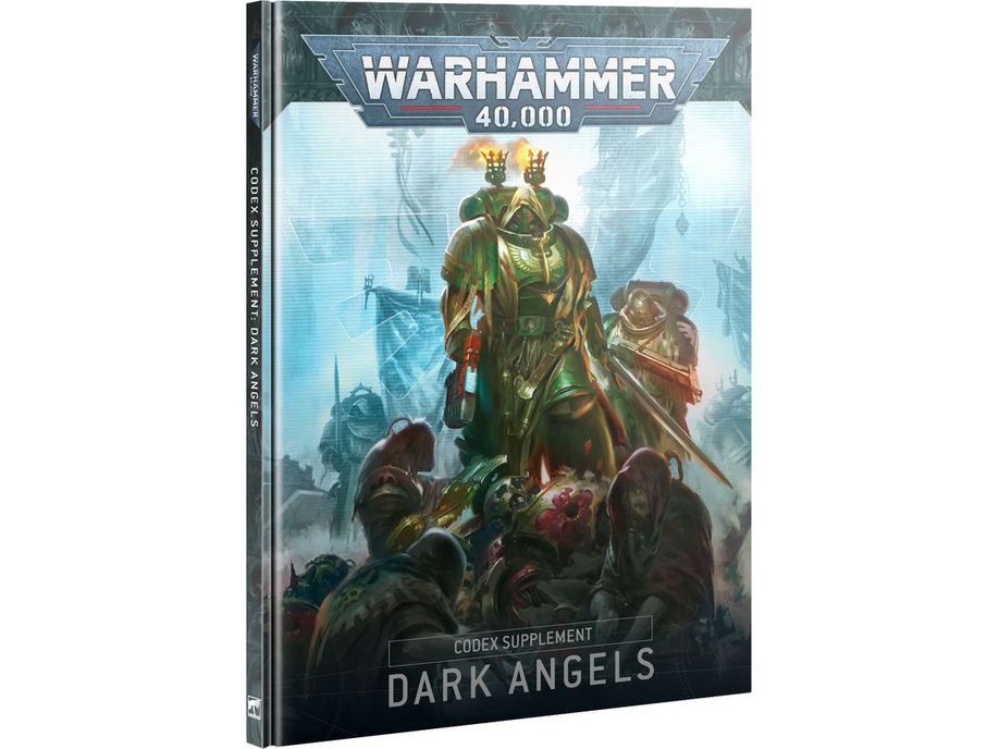 Collectible Miniature Games Games Workshop - Warhammer 40K - Codex Supplement - Dark Angels - 10th Edition - Hardcover - Cardboard Memories Inc.