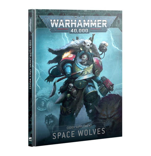 Collectible Miniature Games Games Workshop - Warhammer 40K - Codex Supplement - Space Wolves - Hardcover - Cardboard Memories Inc.