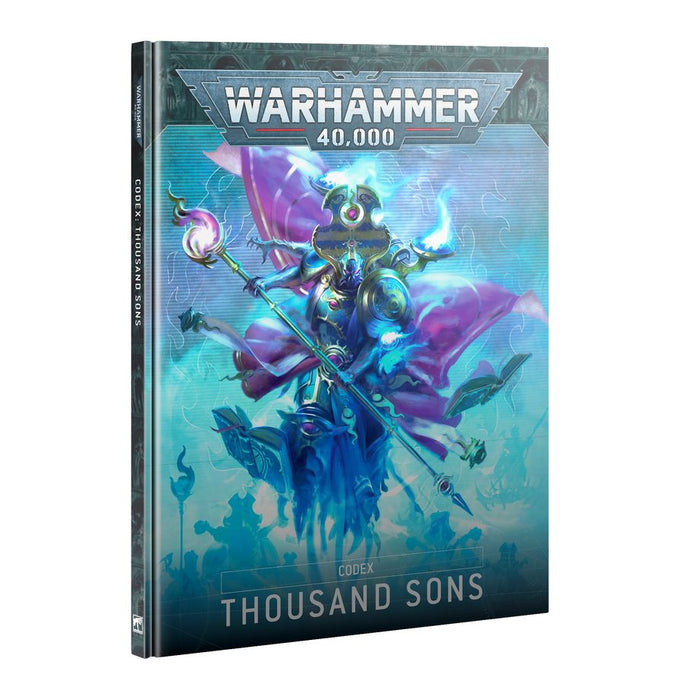 Collectible Miniature Games Games Workshop - Warhammer 40K - Codex - Chaos Space Marines - Thousand Sons - Hardcover - Cardboard Memories Inc.