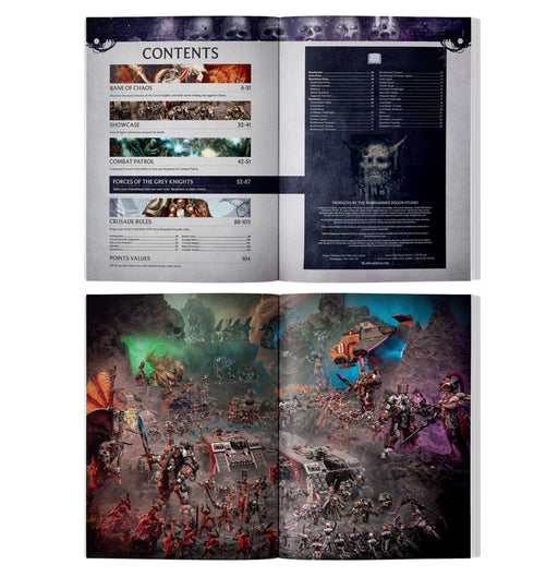 Collectible Miniature Games Games Workshop - Warhammer 40K - Codex - Grey Knights - 10th Edition - Hardcover - 57-01 - Cardboard Memories Inc.