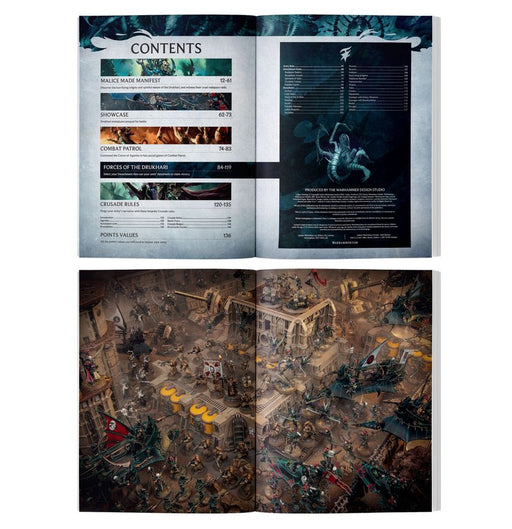 Collectible Miniature Games Games Workshop - Warhammer 40K - Drukhari - Codex - 10th Edition - Cardboard Memories Inc.