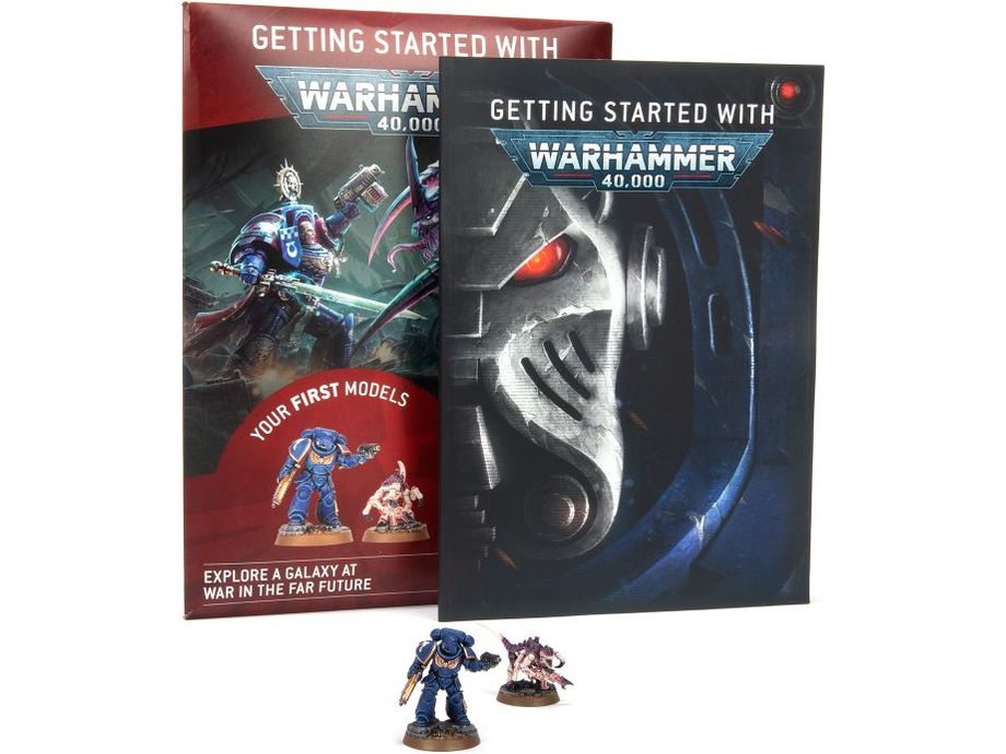 Collectible Miniature Games Games Workshop - Getting Started with Warhammer 40K - 10th Edition - Cardboard Memories Inc.