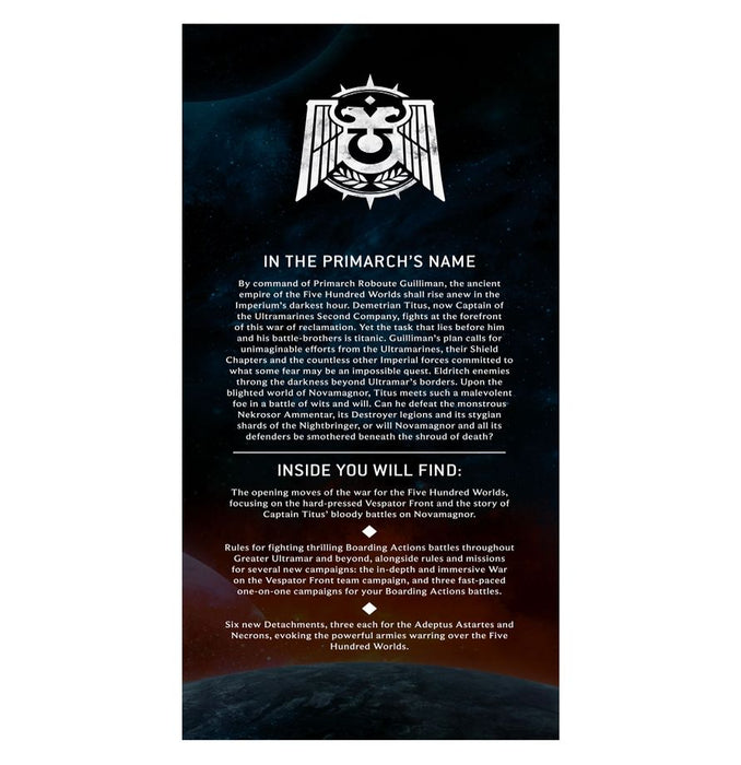 Collectible Miniature Games Games Workshop - Warhammer 40K - 500 Worlds: Titus - The Battle for Unity Begins - Codex - 49-73 - Available January 24th, 2026 - Cardboard Memories Inc.