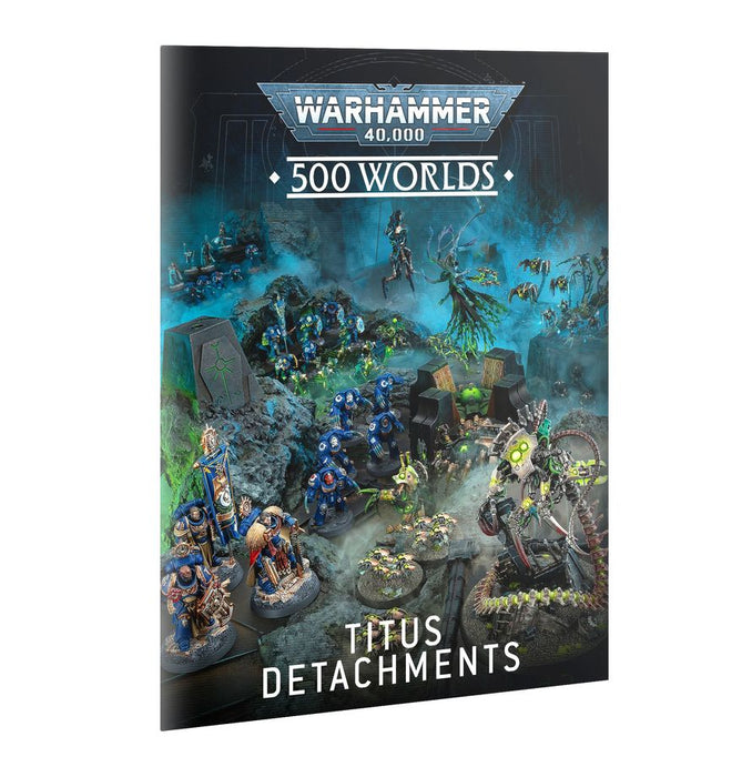 Collectible Miniature Games Games Workshop - Warhammer 40K - 500 Worlds: Titus - The Battle for Unity Begins - Codex - 49-73 - Available January 24th, 2026 - Cardboard Memories Inc.