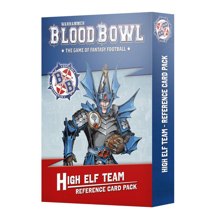Collectible Miniature Games Games Workshop - Blood Bowl - High Elf Team - Reference Card Pack - 202-64 - Cardboard Memories Inc.