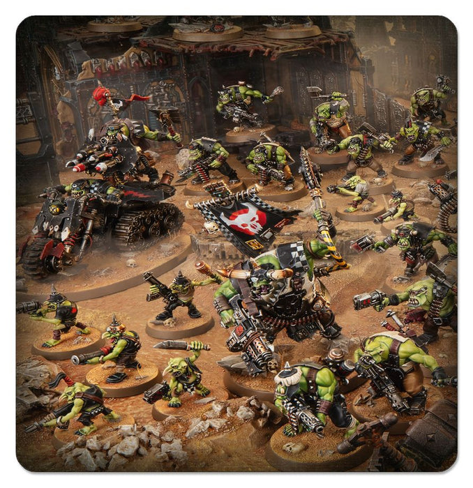 Collectible Miniature Games Games Workshop - Warhammer 40K - 11th Edition - Orks - Getting Started Set - 60-53 - Pre-Order - Cardboard Memories Inc.