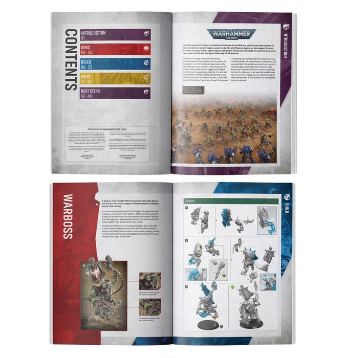 Collectible Miniature Games Games Workshop - Warhammer 40K - 11th Edition - Orks - Getting Started Set - 60-53 - Pre-Order - Cardboard Memories Inc.