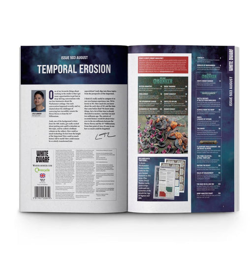 Magazine Games Workshop - White Dwarf - Issue 503 - August 2024 - WD0067 - Cardboard Memories Inc.