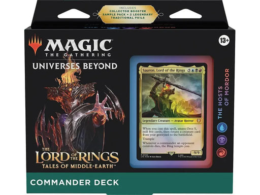 Trading Card Games Magic the Gathering - Lord of the Rings - Commander Deck - The Hosts of Mordor - Cardboard Memories Inc.