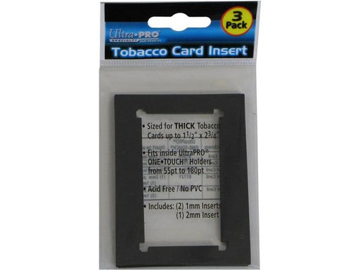 Supplies Ultra Pro - Tobacco Card Insert - 1 1/2" x 2 3/4" - Package of 3 - Cardboard Memories Inc.