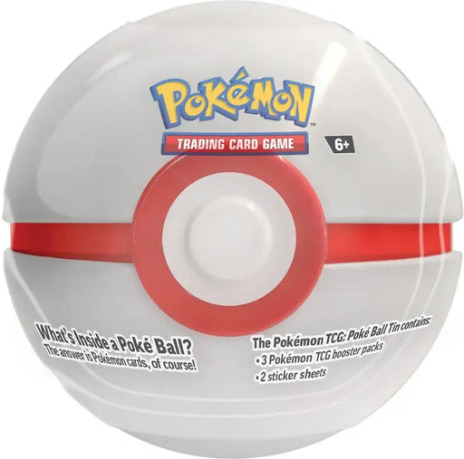 Trading Card Games Pokemon - 2025 - Q4 Pokeball Collector Tin - Premier Ball - Pre-Order December 5th 2025 - Cardboard Memories Inc.