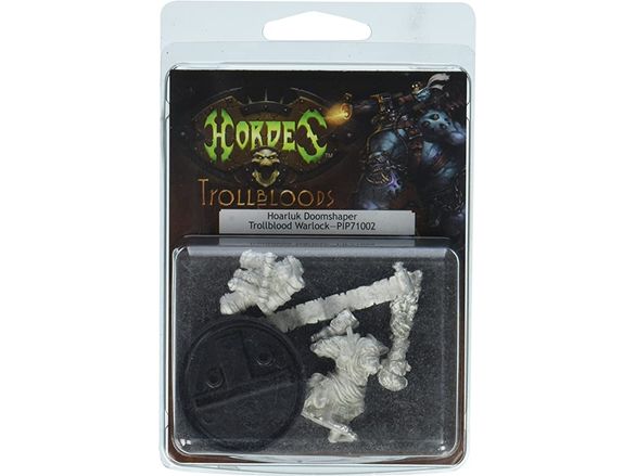 Collectible Miniature Games Privateer Press - Hordes - Trollbloods - Hoarluk Doomshaper Warlock - PIP 71002 - Cardboard Memories Inc.