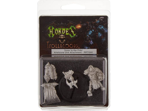 Collectible Miniature Games Privateer Press - Hordes - Trollbloods - Stone Scribe Elder Trollkin Unit - PIP 71041 - Cardboard Memories Inc.