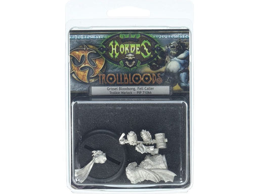 Collectible Miniature Games Privateer Press - Hordes - Trollbloods - Grissel Bloodsong - Fell Caller Warlock - PIP 71066 - Cardboard Memories Inc.