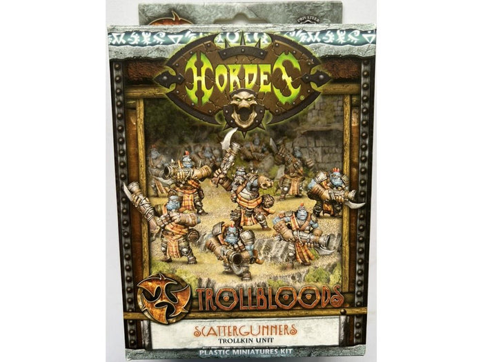 Collectible Miniature Games Privateer Press - Hordes - Trollbloods - Scattergunners Unit - PIP 71084 - Cardboard Memories Inc.
