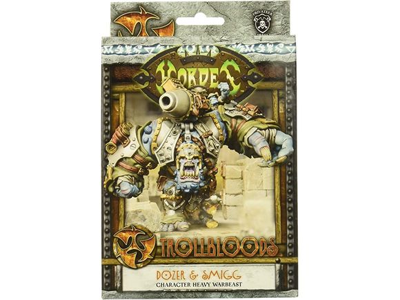 Collectible Miniature Games Privateer Press - Hordes - Trollbloods - Dozer - Smigg Heavy Warbeast - PIP 71086 - Cardboard Memories Inc.