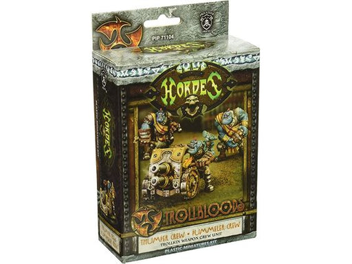Collectible Miniature Games Privateer Press - Hordes - Trollbloods - Thumper Crew - Pummeler Crew Unit - PIP 71104 - Cardboard Memories Inc.