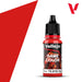 Paints and Paint Accessories Acrylicos Vallejo - Bloody Red - 72 010 - Cardboard Memories Inc.