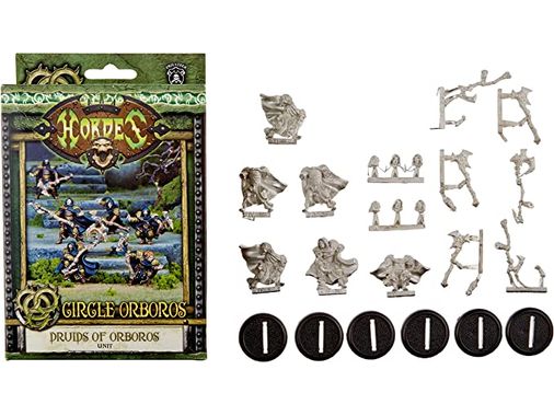 Collectible Miniature Games Privateer Press - Hordes - Circle Orboros - Druids of Orboros Unit - PIP 72015 - Cardboard Memories Inc.