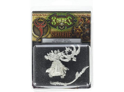 Collectible Miniature Games Privateer Press - Hordes - Skorne - Lord Arbiter Hexeris Epic Warlock - PIP 74059 - Cardboard Memories Inc.