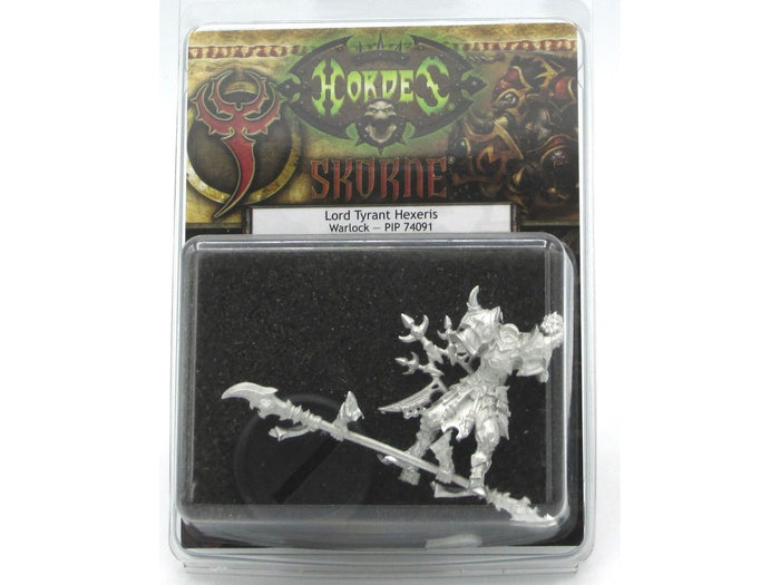 Collectible Miniature Games Privateer Press - Hordes - Skorne - Lord Tyrant Hexeris Warlock - PIP 74091 - Cardboard Memories Inc.