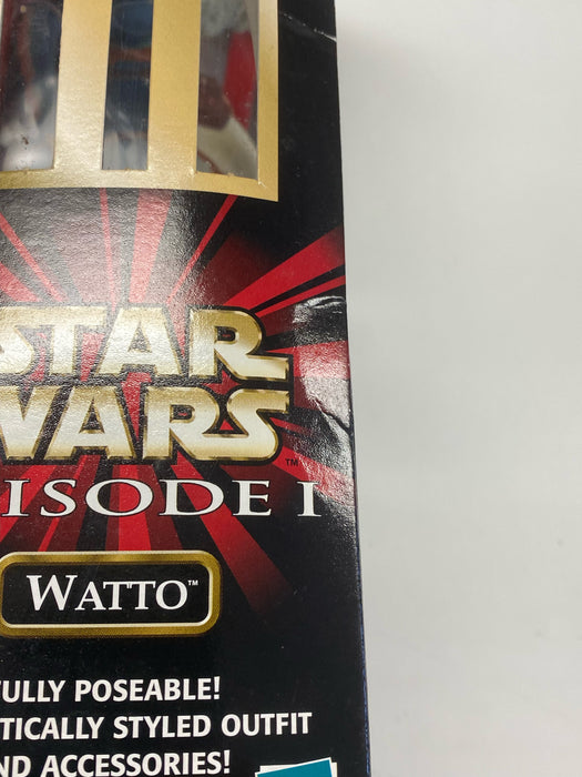 Action Figures and Toys Hasbro - Star Wars - Episode 1 - Watto - 12" Action Figure *DAMAGED BOX* - Cardboard Memories Inc.