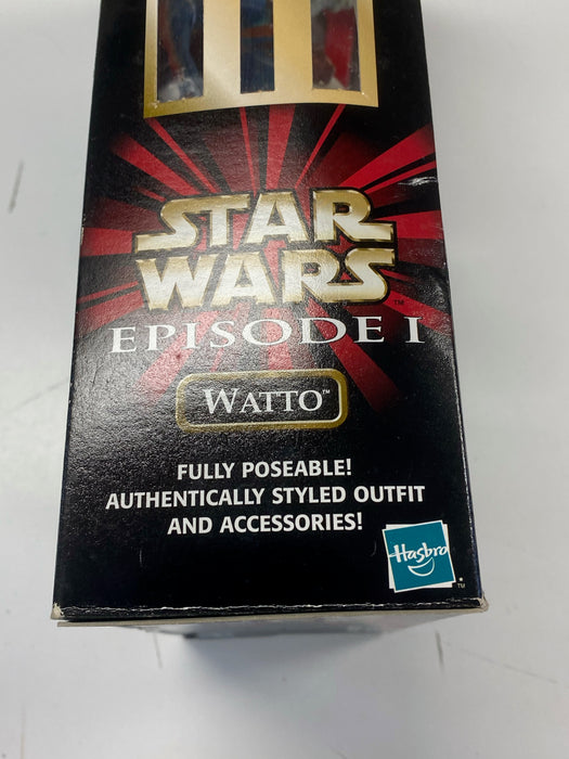 Action Figures and Toys Hasbro - Star Wars - Episode 1 - Watto - 12" Action Figure *DAMAGED BOX* - Cardboard Memories Inc.