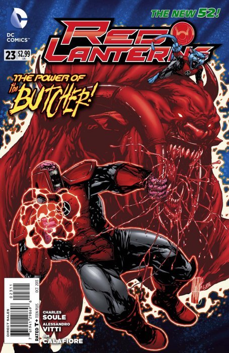 Comic Books DC Comics - Red Lanterns (2011) 023 (Cond. VF-) - 3015 - Cardboard Memories Inc.