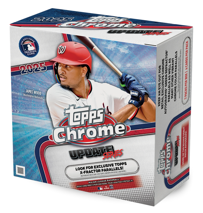 Sports Cards Topps - 2025 - Baseball - Chrome - Update - Mega Box |
Cardboard Memories Inc.
887521145591
