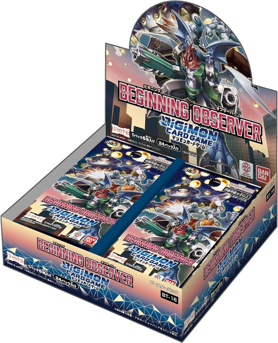 collectible card game Bandai - Digimon - Beginning Observer - Trading Card Booster Box (DAMAGED SEE PHOTOS) - Cardboard Memories Inc.