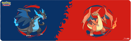 Supplies Ultra Pro - Playmat - Pokemon - Mega Charizard X and Mega Charizard Y - 8ft Table Mat - Cardboard Memories Inc.