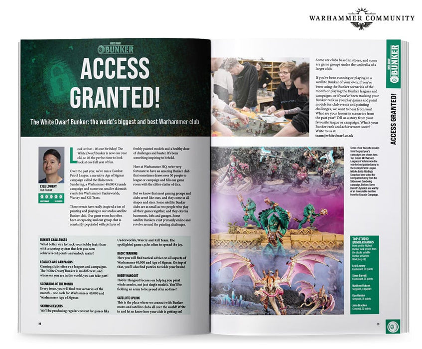 Magazine Games Workshop - White Dwarf - Issue 502 - July 2024 - WD0066 - Cardboard Memories Inc.