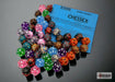 Dice Chessex Dice - 50 Loose Mini D20 Dice - Assortment Bag - CHX LE921 - Cardboard Memories Inc.