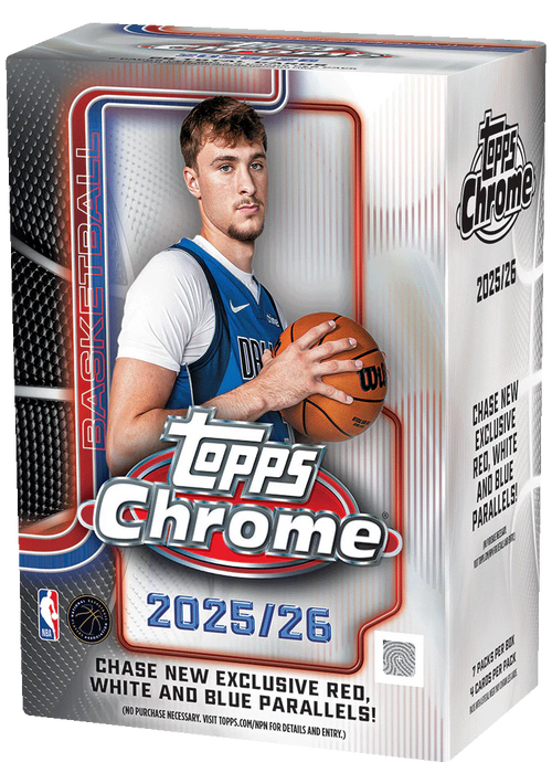 Sports Cards Topps - 2025-26 - Basketball - Chrome - Blaster Value Box |
Cardboard Memories Inc.
887521149735