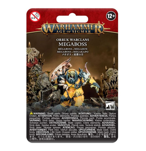 Collectible Miniature Games Games Workshop - Warhammer Age of Sigmar - Orruk Warclans - Mega Boss - 89-26 - Cardboard Memories Inc.