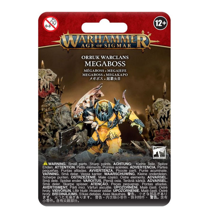 Collectible Miniature Games Games Workshop - Warhammer Age of Sigmar - Orruk Warclans - Mega Boss - 89-26 - Cardboard Memories Inc.