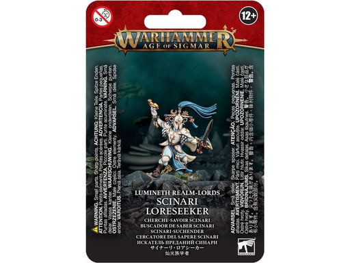 Collectible Miniature Games Games Workshop - Warhammer Age of Sigmar - Lumineth Realm-Lords - Scinari Loreseeker - 87-12 - Cardboard Memories Inc.
