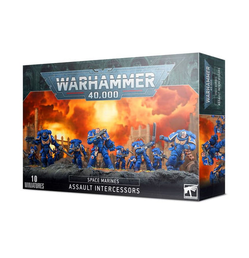 Collectible Miniature Games Games Workshop - Warhammer 40K - Space Marines - Assault Intercessors - 48-36 - Cardboard Memories Inc.