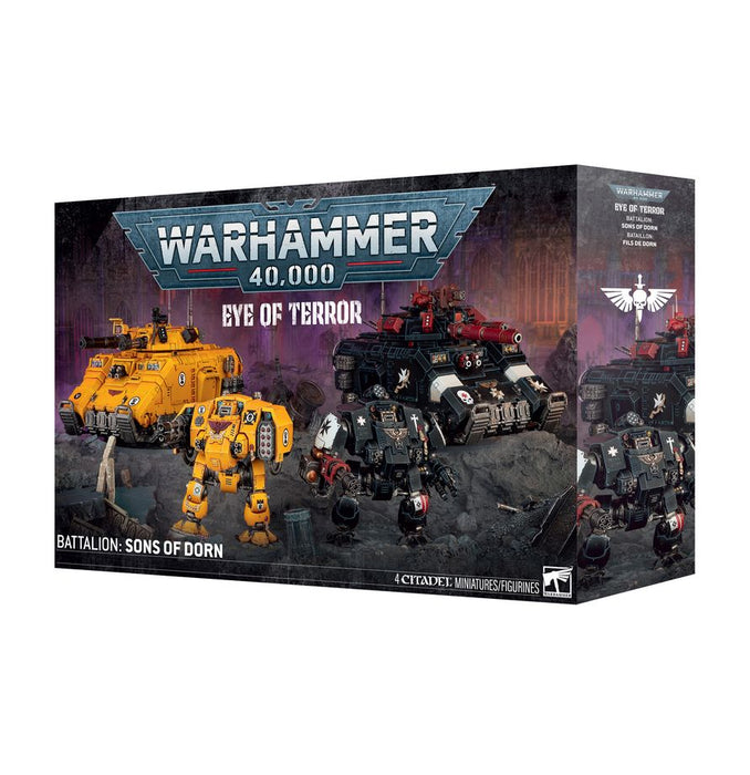 Collectible Miniature Games Games Workshop - Warhammer 40K - Eye of Terror Battalion - Sons of Dorn - 55-33 - Cardboard Memories Inc.
