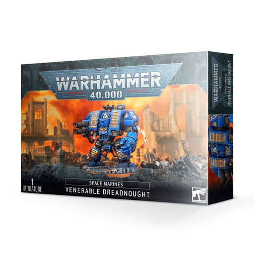 Collectible Miniature Games Games Workshop - Warhammer 40K - Space Marines - Venerable Dreadnought - 48-32 - Cardboard Memories Inc.