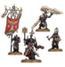 Collectible Miniature Games Games Workshop - Warhammer 40K - Space Marines - Black Templars - Chaplain Grimaldus and Retinue - 55-44 - Cardboard Memories Inc.