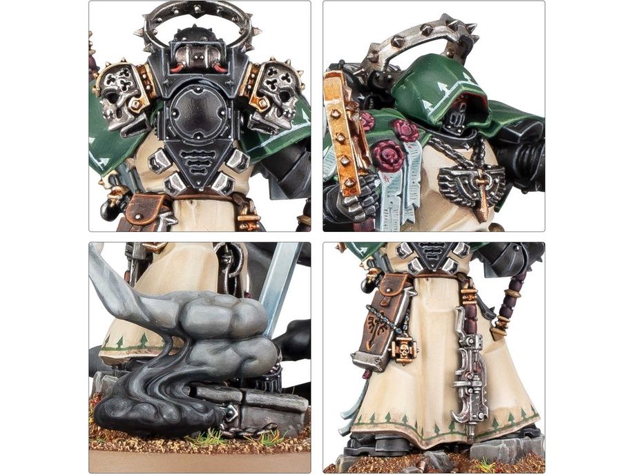 Collectible Miniature Games Games Workshop - Warhammer 40K - Dark Angels - Asmodai Master of Repentance - 44-21 - Cardboard Memories Inc.