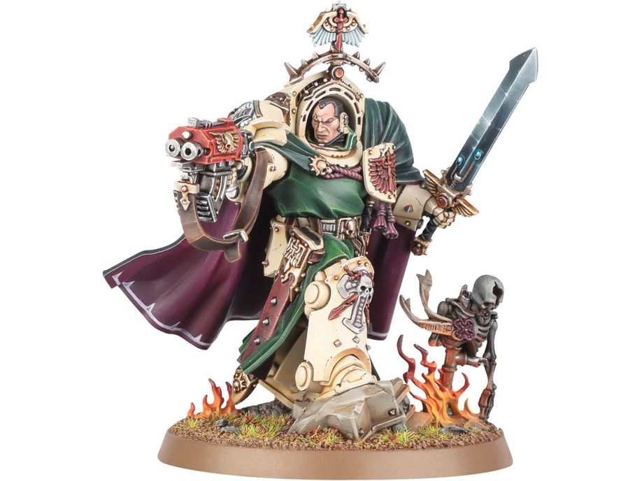 Collectible Miniature Games Games Workshop - Warhammer 40K - Dark Angels - Belial Grand Master of the Deathwing - 44-23 - Cardboard Memories Inc.