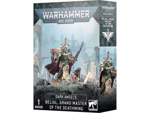 Collectible Miniature Games Games Workshop - Warhammer 40K - Dark Angels - Belial Grand Master of the Deathwing - 44-23 - Cardboard Memories Inc.
