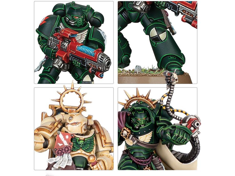 Collectible Miniature Games Games Workshop - Warhammer 40K - Dark Angels - Combat Patrol - 73-44 - Cardboard Memories Inc.