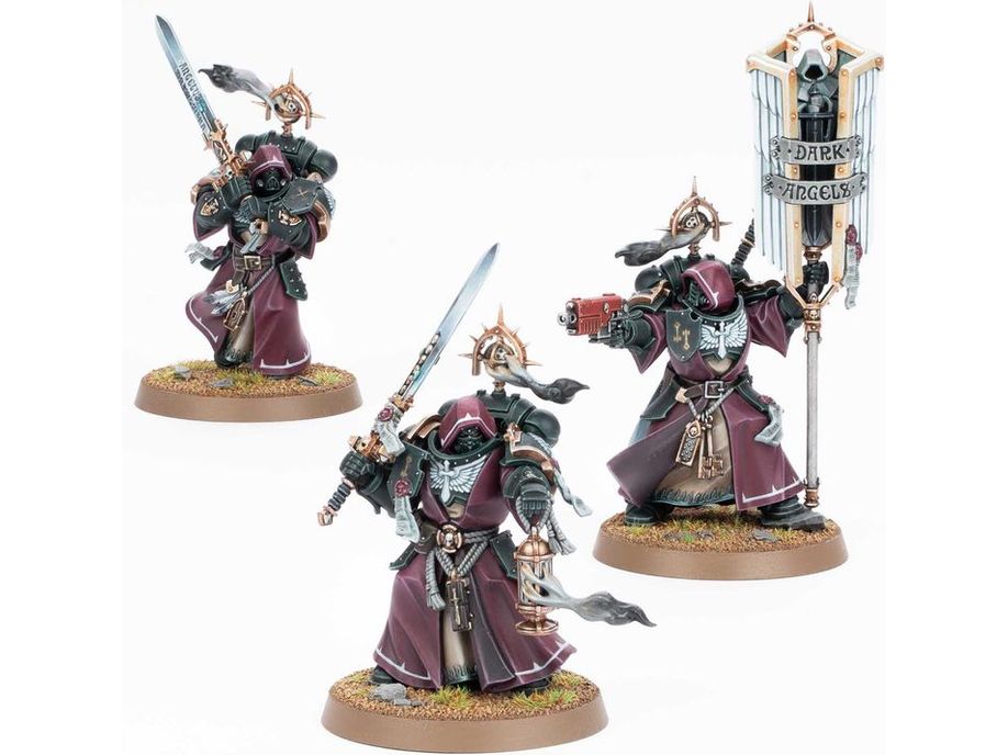 Collectible Miniature Games Games Workshop - Warhammer 40K - Dark Angels - Inner Circle Companions - 44-19 - Cardboard Memories Inc.