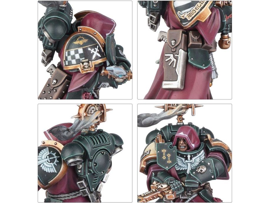 Collectible Miniature Games Games Workshop - Warhammer 40K - Dark Angels - Inner Circle Companions - 44-19 - Cardboard Memories Inc.