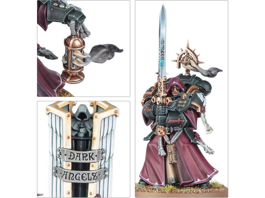 Collectible Miniature Games Games Workshop - Warhammer 40K - Dark Angels - Inner Circle Companions - 44-19 - Cardboard Memories Inc.