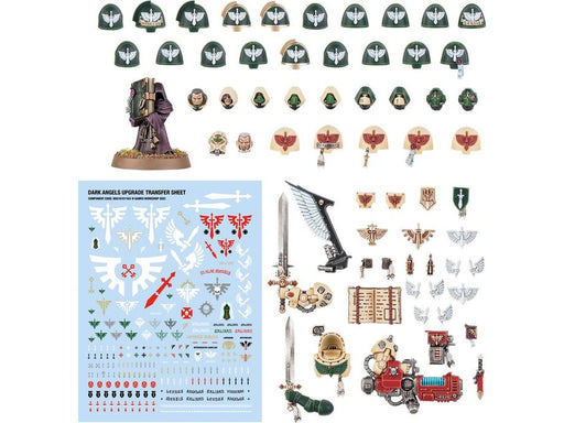 Collectible Miniature Games Games Workshop - Warhammer 40K - Dark Angels - Upgrades and Transfers - 44-24 - Cardboard Memories Inc.