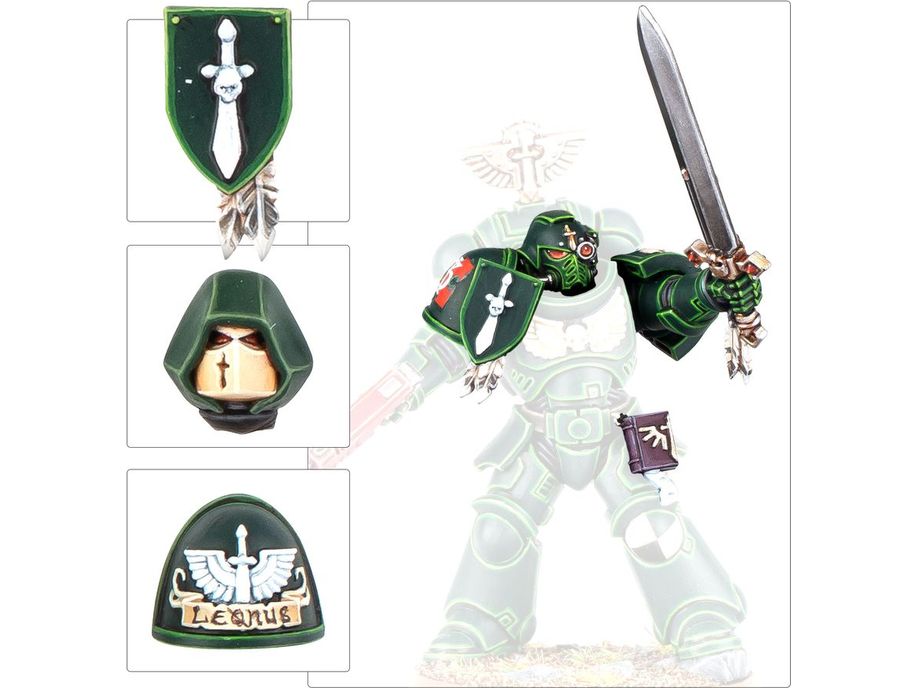 Collectible Miniature Games Games Workshop - Warhammer 40K - Dark Angels - Upgrades and Transfers - 44-24 - Cardboard Memories Inc.